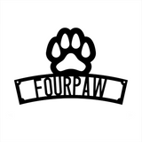 Dog Paw - Personalised Monogram