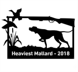 Duck Hunting with Dog Personalised Monogram