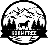 Horse Scene Personalised Monogram