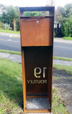 New York Corten Letterbox