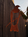 Kererū (Wood Pigeon) Corten Metal Bird
