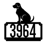 Labrador Address Personalised Monogram