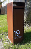 New York Corten Letterbox