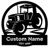 Farm Tractor - Personalised Monogram