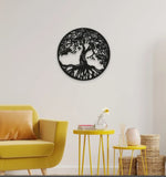 Tree of Life Circular Framed Wall Art