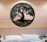 Tree of Life Circular Framed Wall Art