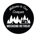 Welcome to Our Camper Personalised Monogram