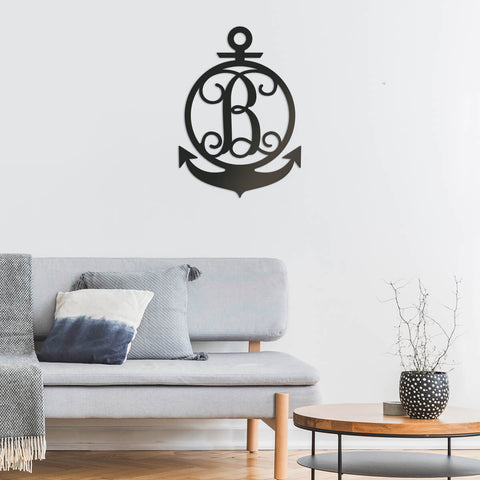 Anchor Initial - Personalised Monogram