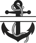 Anchor Name Personalised Monogram
