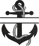 Anchor Name Personalised Monogram
