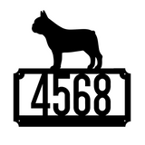 Bulldog Address Personalised Monogram