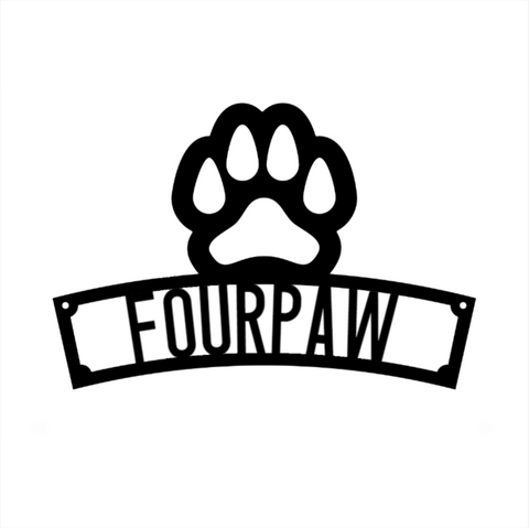 Dog Paw - Personalised Monogram