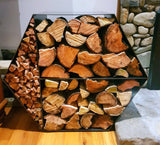 Corten Steel Firewood Stack