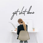 Get Shit Done - Set of 3 - Wall Art