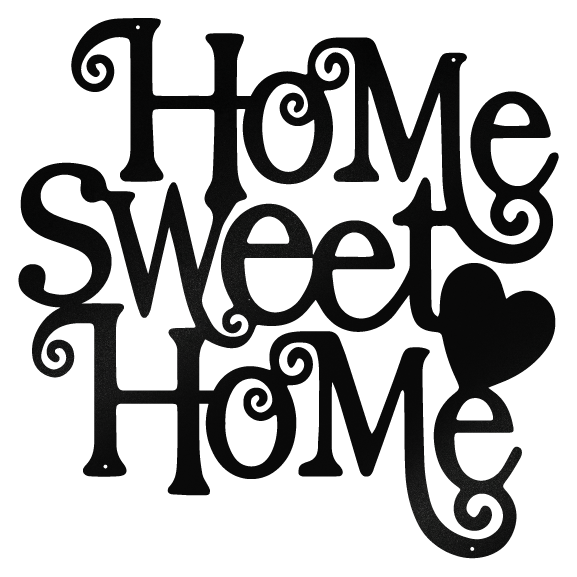 Home Sweet Home - Wall Art Sign – braydesignnz