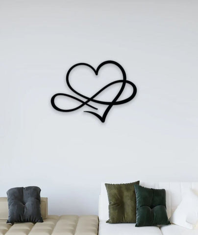 Infinity Heart Wall Art - Swift version