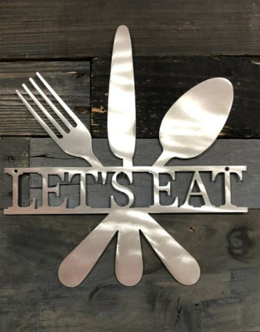 Let's Eat Kitchen Wall Art