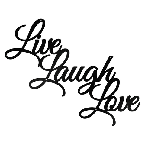Live Laugh Love - Wall Art Sign