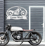 Motorcycle Monogram Personalised Wall Art