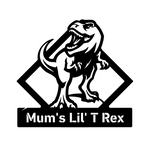 Roaring Dinosaur T Rex Personalised Monogram