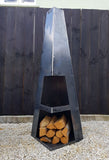 TARANAKI Corten Steel Fireplace