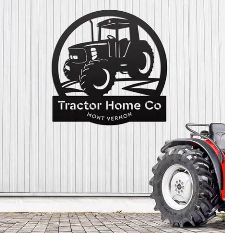 Farm Tractor - Personalised Monogram