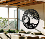 Tree of Life Circular Framed Wall Art