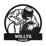 Welding Garage Personalised Monogram